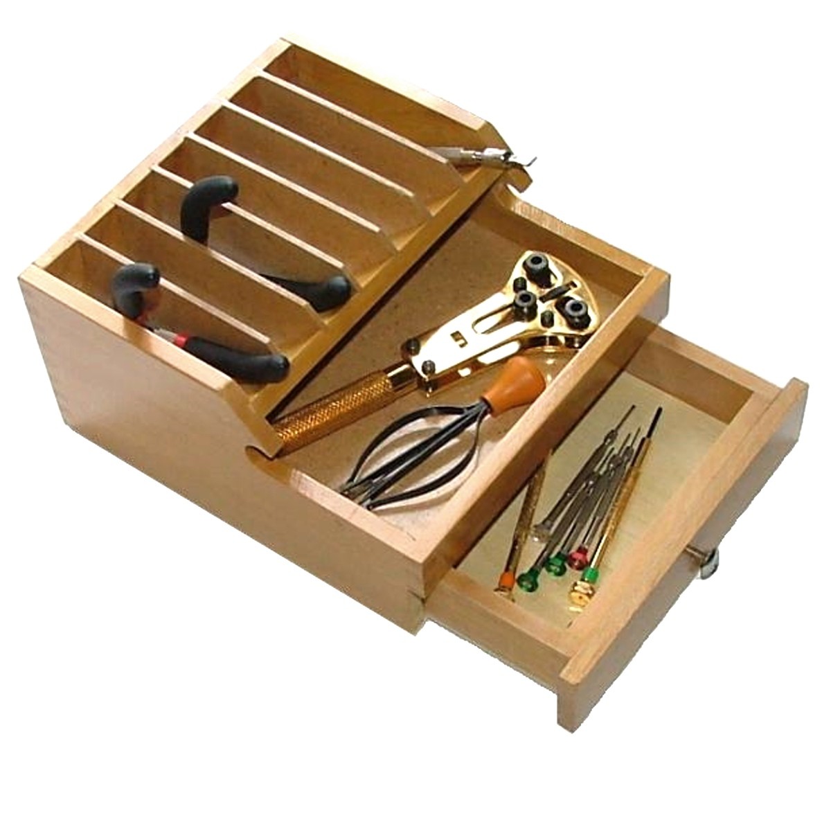 Uhrmacher Werkzeug-Ablageregal Organisator - kleiner Schrank mit