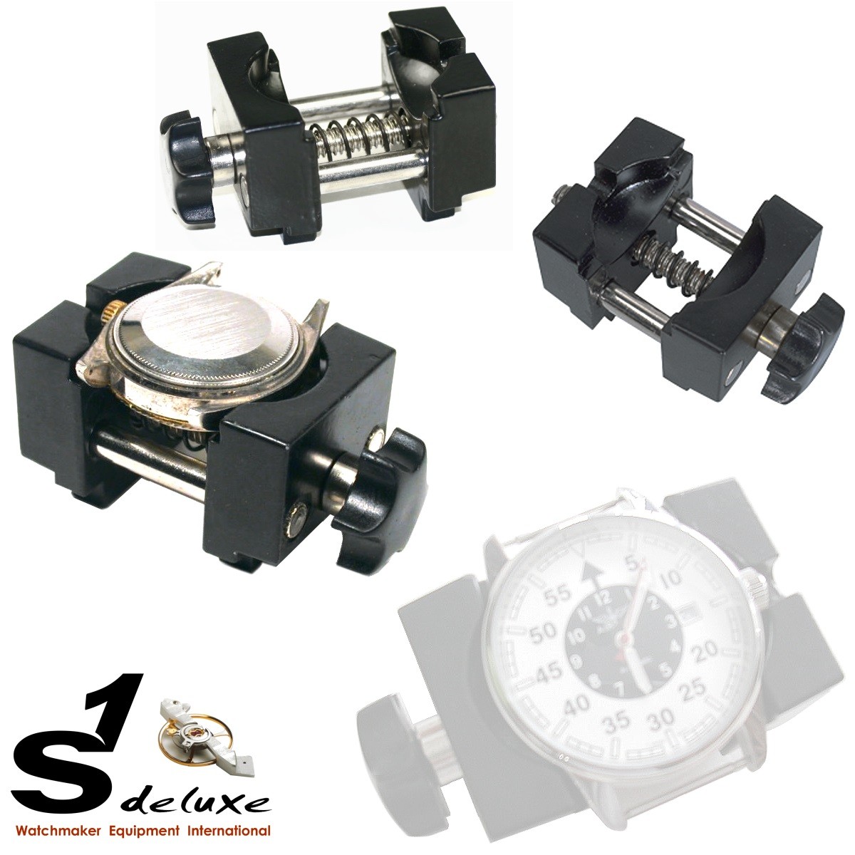 Uhren Gehu00e4usehalter S1 Uhrengehu00e4use Oder Uhrwerk Einspannen  In