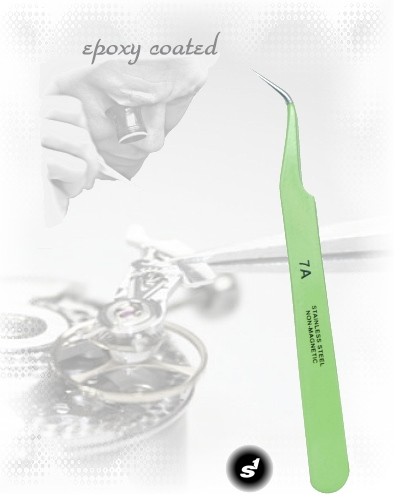 HITECH Pinzette Gr. 7A antimagnetisch EPOXY für den Uhrmacher