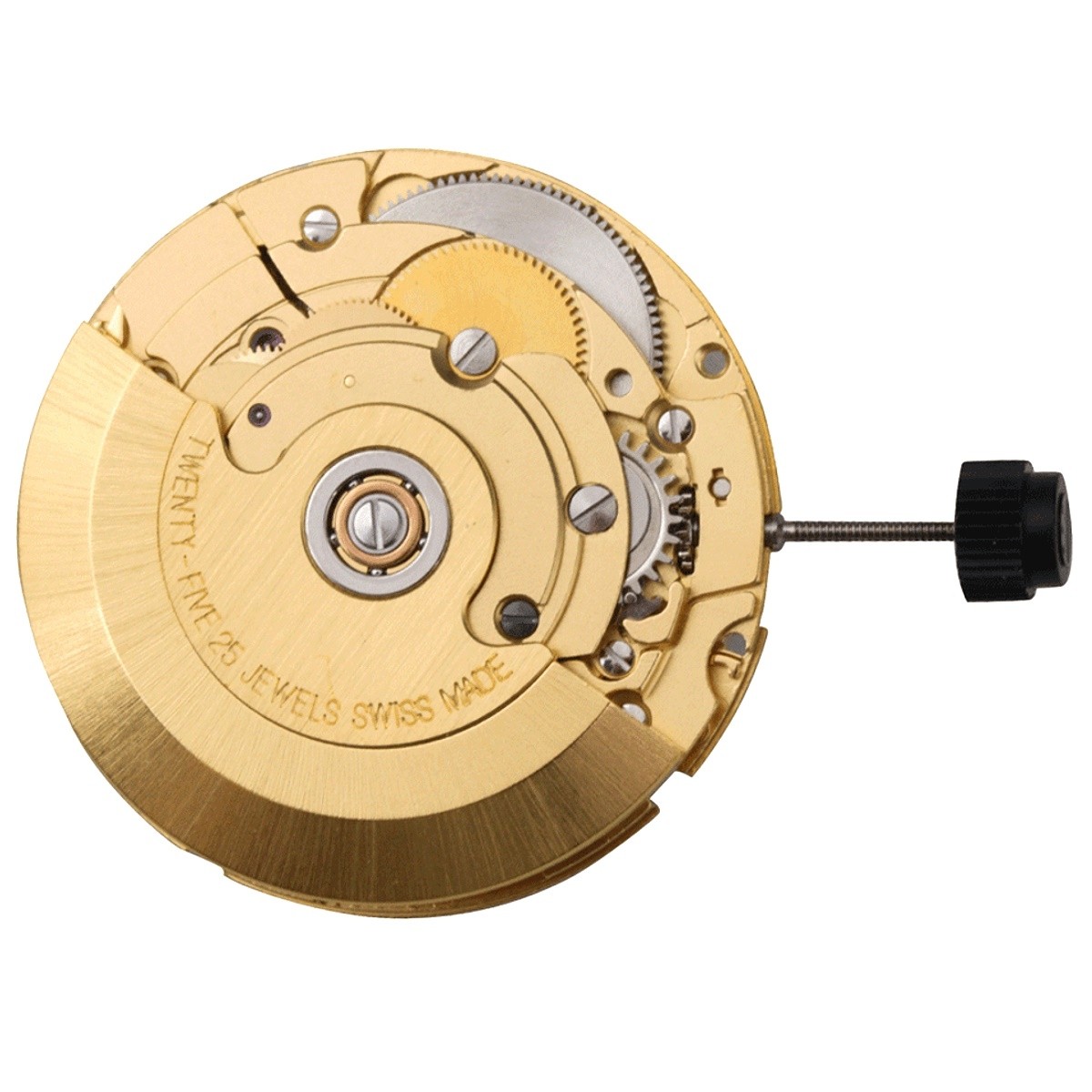 ETA 2824 2 Automatik Uhrwerk GOLDEN mit Datum schweizer Uhrwerk sofort kaufen elabore oder chronometre