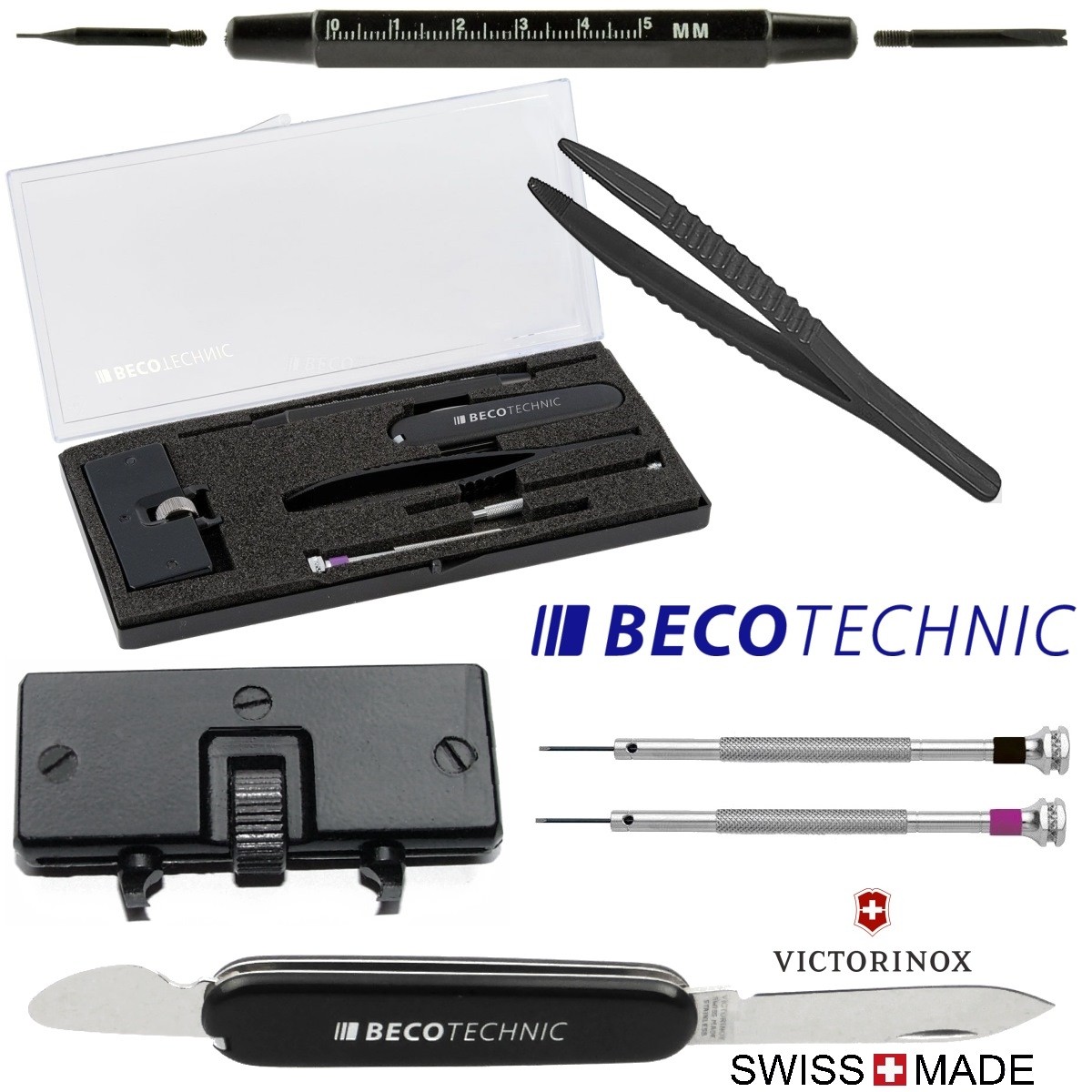 Uhrmacher Werkzeug Set BECO MEDIUM BASIC. Uhrmacherwerkzeug im Set fur die Uhrenreparatur