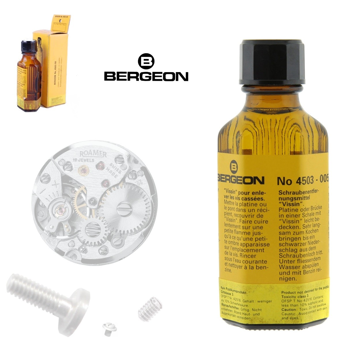 Schraubenentferner BERGEON VISSIN 4503 für Uhren ...