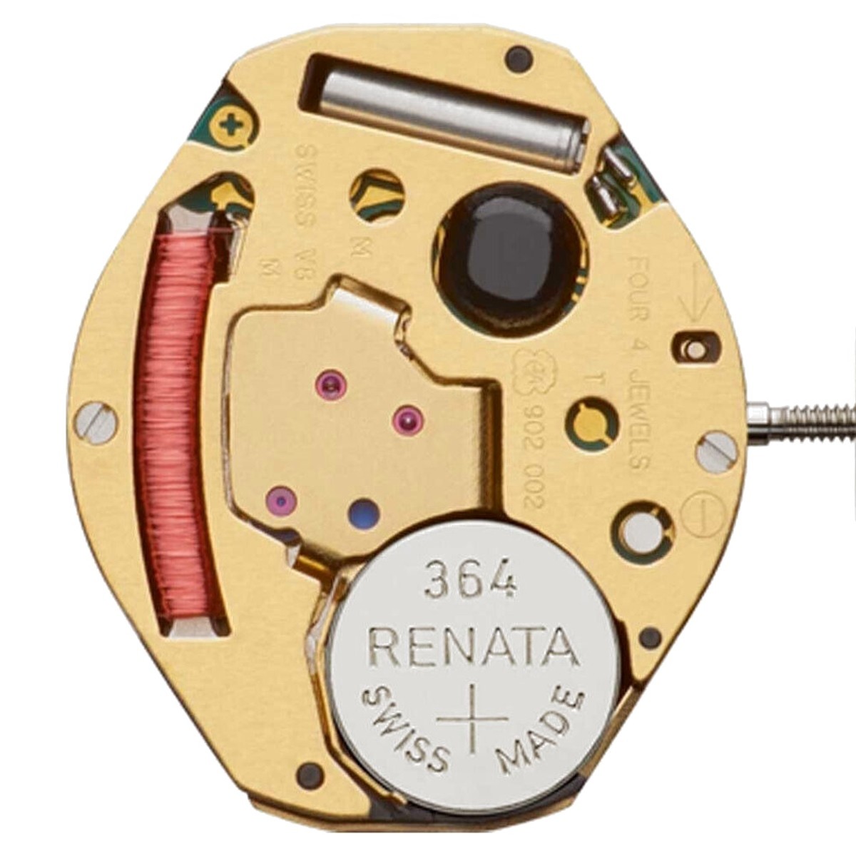 Kleinuhrwerk Quarz ETA 901.001 Gold, Std.-H 1,00 Standard Bei Online