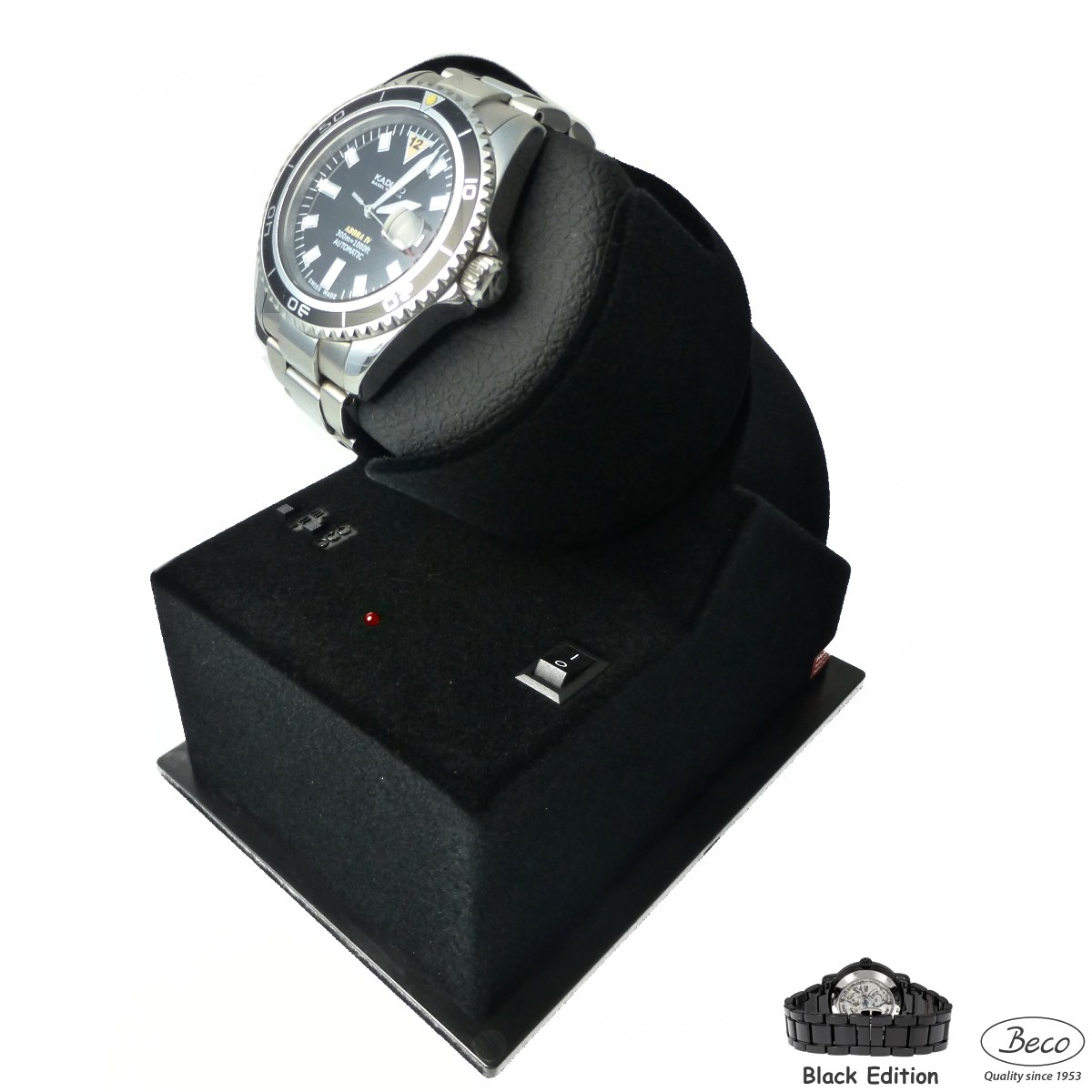 Beco Technic Uhrenbeweger BLACK EXPERT für eine Uhr, Batteriebetrieb