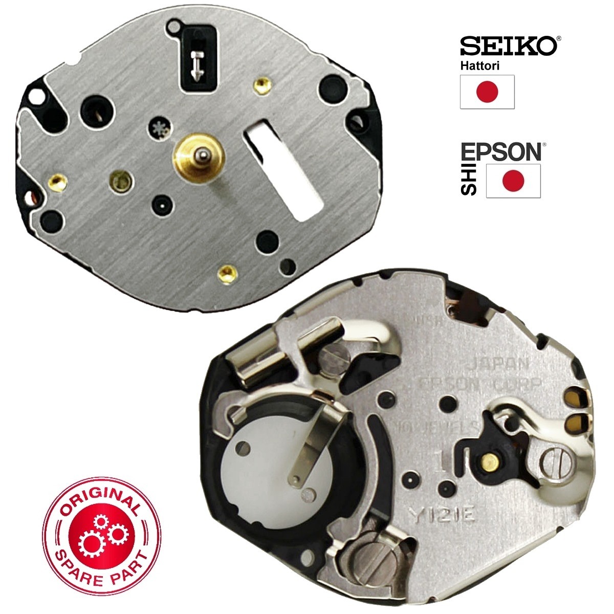 3X(Reparaturteil Für Quarzuhrwerk, Chronographente Produktbild-Vorschau 5