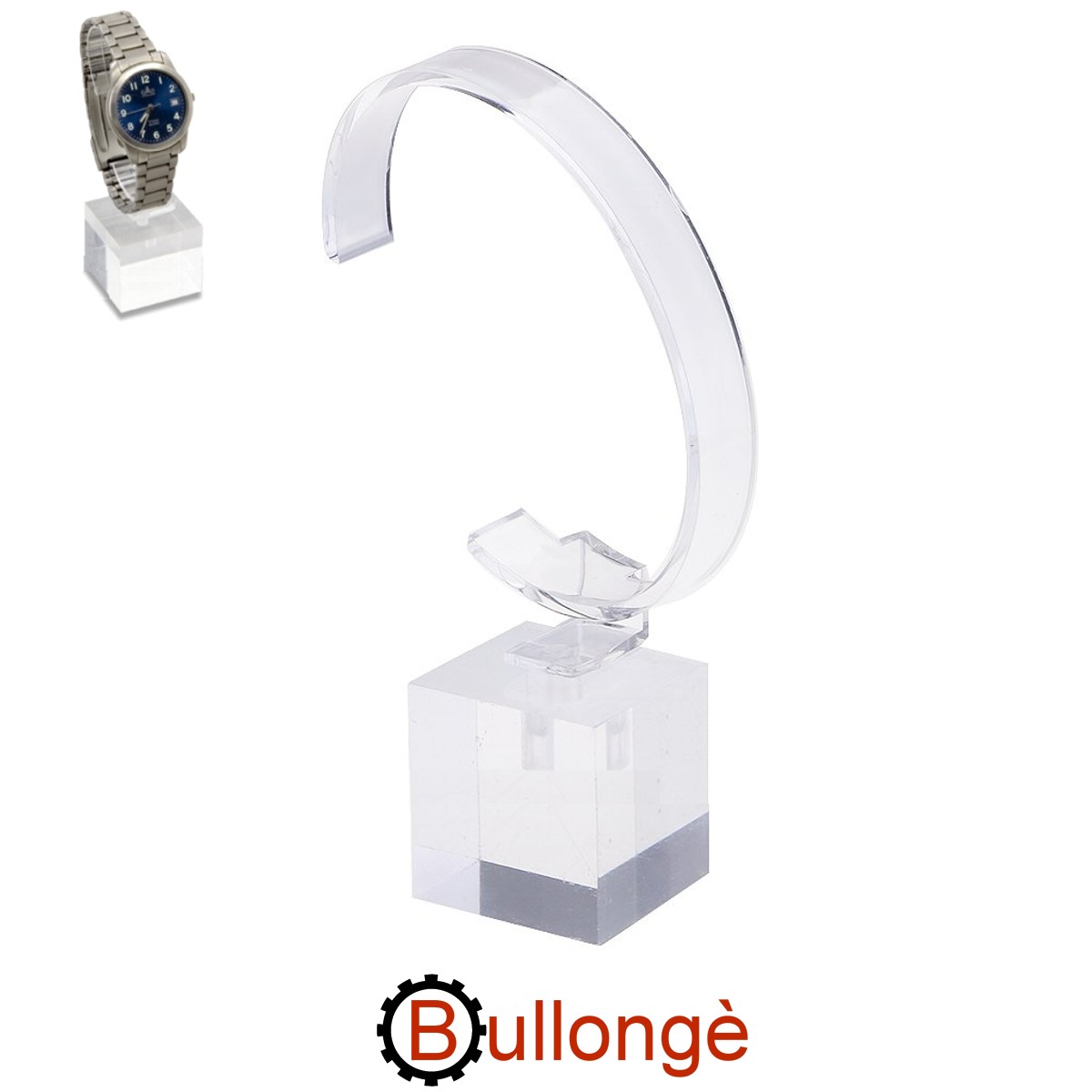 Acryl Schmuckständer Mit 2 Rollen - Uhrenständer Transparent