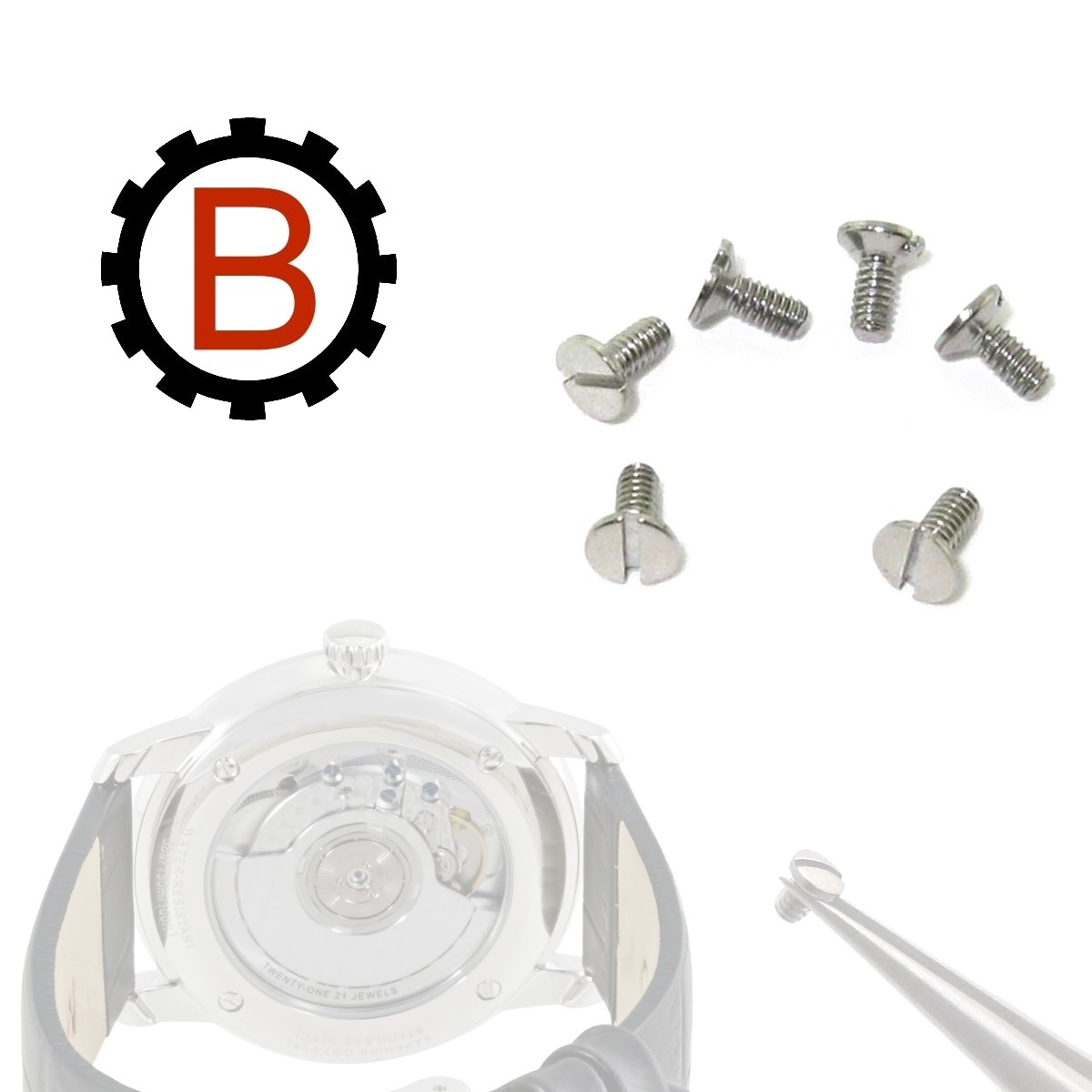 Bergeon Gehäuseöffner Set - Mit 6 Einsätzen Für Uhrengehäuse, Schweizer Qualität