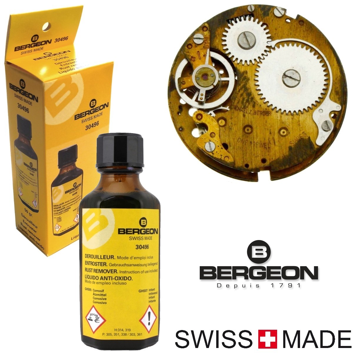 Uhrwerk Reinigung Uhrwerk Reiniger Uhren Römer Messingbürste