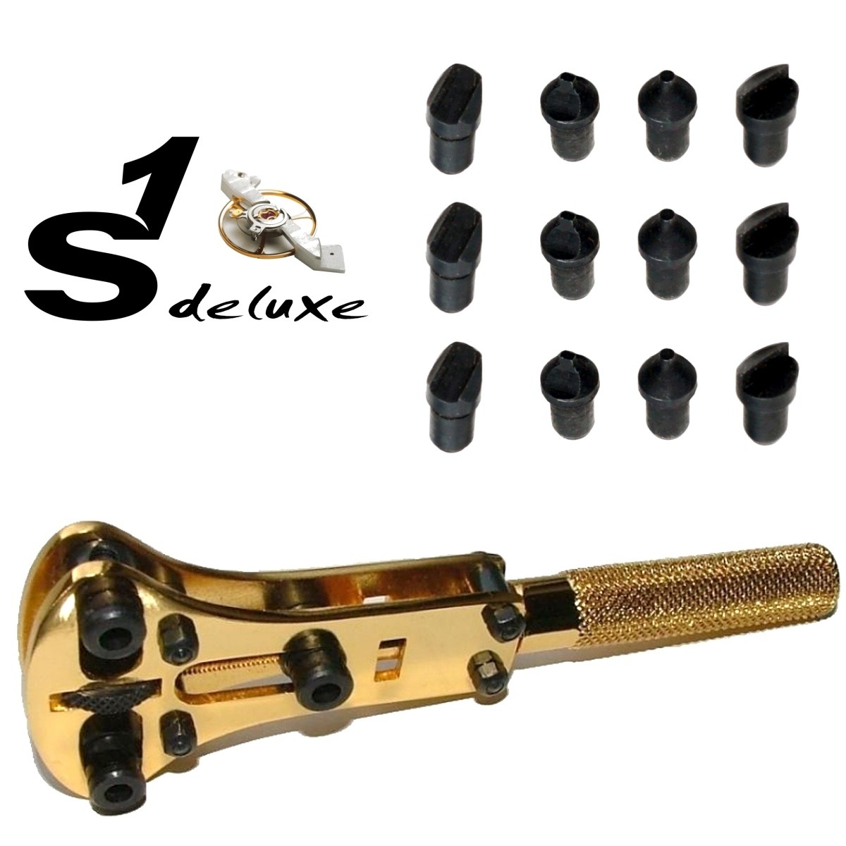 S1 Deluxe Profi Uhrenöffner PREMIUM STAR mit Holzbox S1 Deluxe Profi Uhrenöffner PREMIUM STAR mit Holzbox