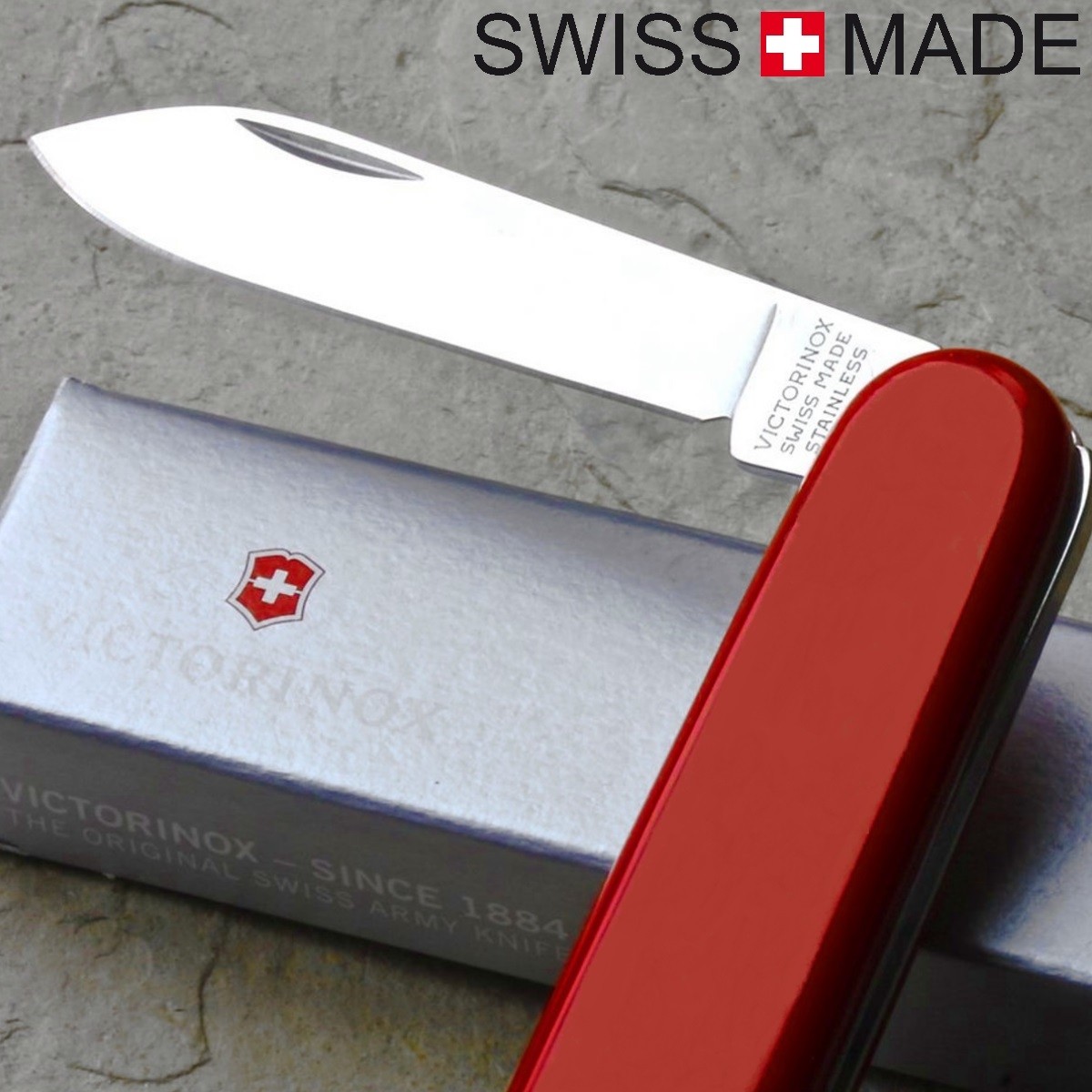 Gehausemesser VICTORINOX Geneva Swiss Edition. Uhrenmesser zum Offnen von Uhren mit eingepressten Boden Deckel. Victorinox swiss made