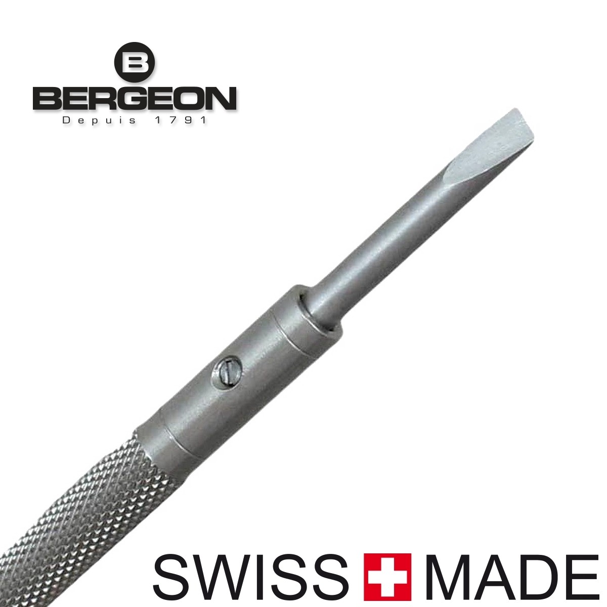 Bergeon 6899-T-050 – 2 Ersatzklingen Für Uhrmacherschraubendreher, 0,50 Mm, Orange Kodiert