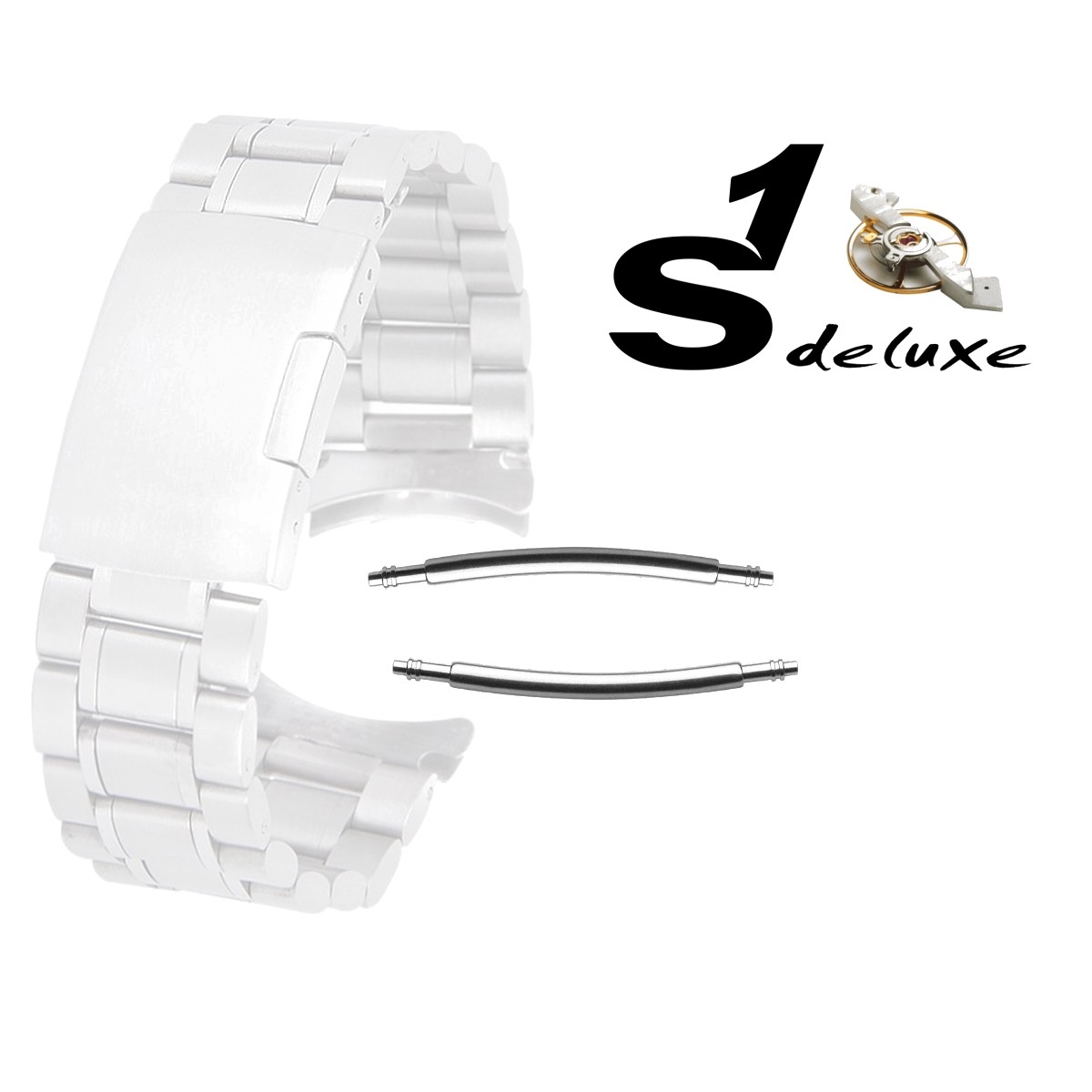 Produktbild von BESPORTBLE 90 Paar Federstege Edelstahl 18/20/22mm Uhrenarmband