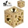 Kleine Bronze Würfelanke 1.5 Zoll oder 3,81x3,81x3,81mm