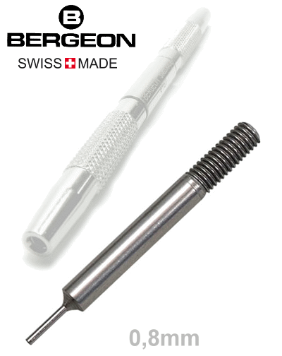Bergeon Ersatzdorn 0,8mm 6767-B für Federstegbestecke