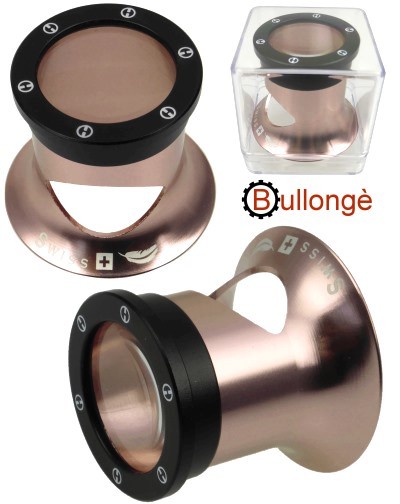 Uhrmacherlupe BULLONGÈ 5x im HUBLOT-STYLE mit Lünette