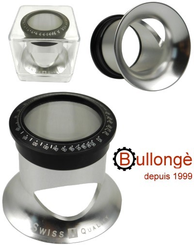 Uhrmacherlupe BULLONGÈ 5x im DAYTONA-STYLE mit Lünette