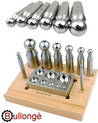 8 teiliges Kugelpunzen-Set BULLONGÈ® PRO8 plus Flachanke