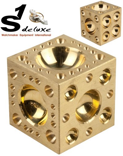 Kleine Bronze Würfelanke 1.5 Zoll oder 3,81x3,81x3,81mm