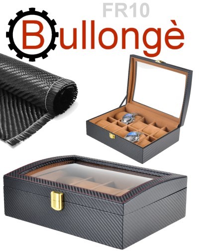 Uhrenbox mit Fenster BULLONGÈ FR10 CARBON