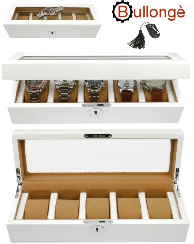 Uhrenbox MONROE by BULLONGÈ für 5 Armbanduhren