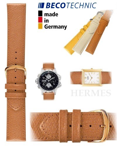 Beco Technic HERMES Lederarmband honig 22 golden