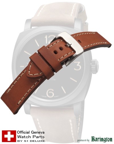 Lederarmband ROYAL-AERONAUTICAL oxydbraun 26mm