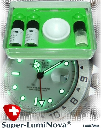 Swss SuperLumnova BGW9 GrA+ Klarlack + Verdünner Lumnous Powder Leuchtpgment | EBay