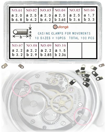 Wende-Uhrwerkhalter für Uhrmacher-Uhrenteile Reparaturwerkzeuge für Uhrmach F3I1