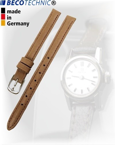 Lederarmband Beco Technic Polo 8mm beige stahl