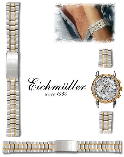 Metallarmband ELITE BICOLOR 18mm