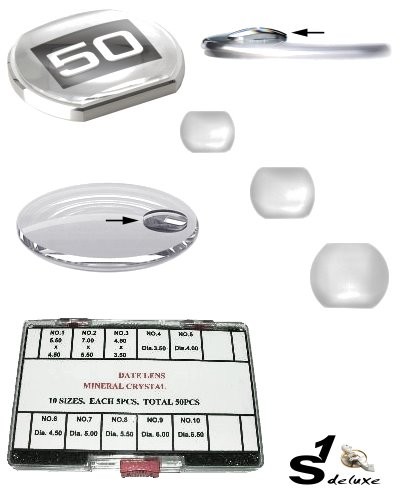 Datumslupen Set mit 10 Formen 