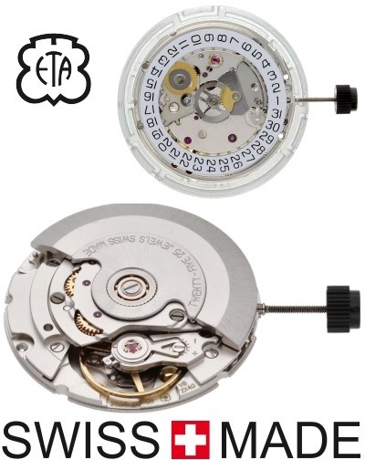 ETA 2824-2 Automatik-Uhrwerk mit Datum aus der Schweiz, sofort