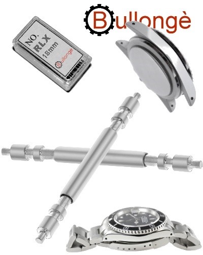 Kleines Set mit 10 Federstege 18mm für Rolex Uhren