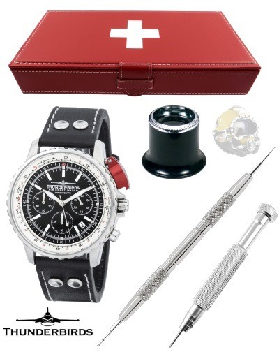 Fliegerchronograph Thunderbirds Flighttimer Steel II