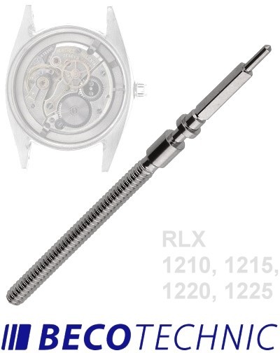 Aufzugwelle für RLX Uhrwerke Kaliber 1210, 1215, 1220, 1225