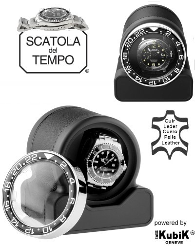 Scatola del Tempo Uhrenbeweger Rotor One All Black perfekter