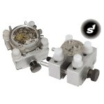 Einstellbar Uhr Gehäusehalter Werkhalter Uhrenhalter Reparatur Set Schraubstock