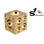 Kleine Bronze Würfelanke 1.5 Zoll oder 3,81x3,81x3,81mm