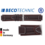 Beco Technic Uhrenband Terrasco Kalb 18 mm braun