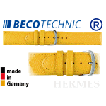 Beco Technic HERMES Uhrenarmband gelb stahl 22mm 