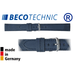 Uhrenarmband Leder NAPPA mitternachtsblau 12 stahl