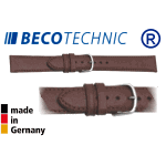 Uhrenarmband Leder NAPPA braun 12 stahl