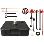 BULLONGÈ Quarzuhrwerk-Set 3x3 PREMIUM mit 9 Metall-Zeigern